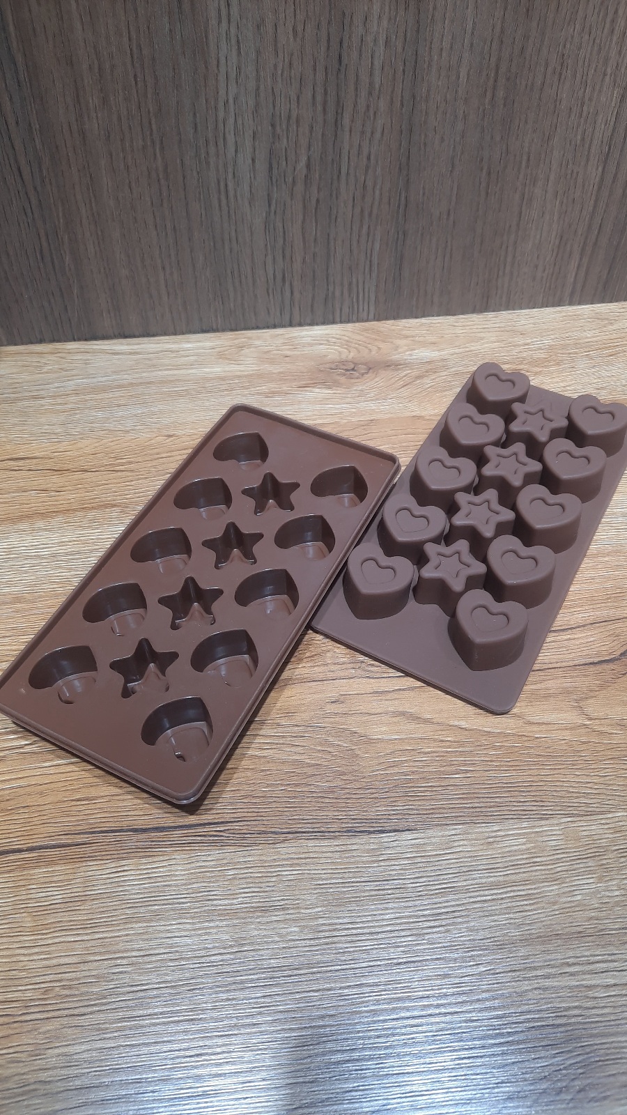 قالب شکلات طرح قلب و ستاره سیلیکونی نسوز