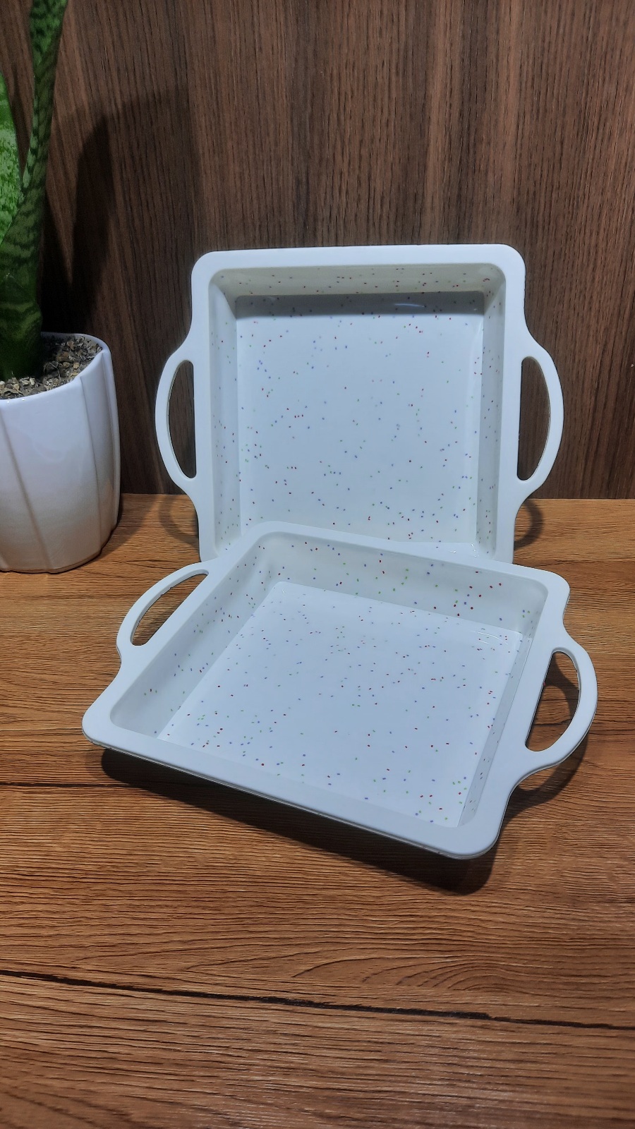 قالب کیک و شیرینی سیلیکونی نسوز مربع