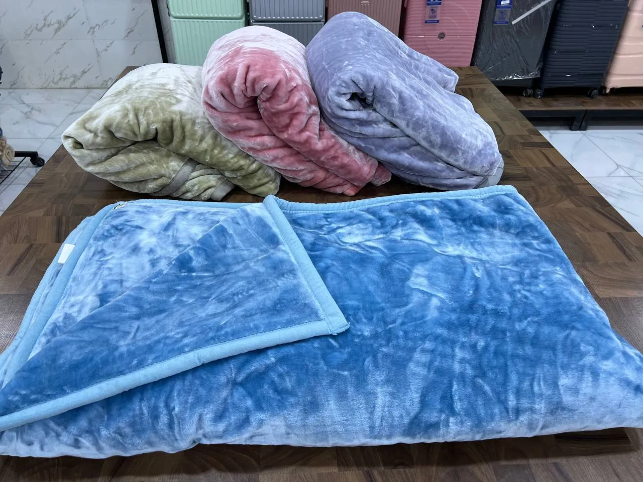 پتو مخملی دو لایه و دو رو