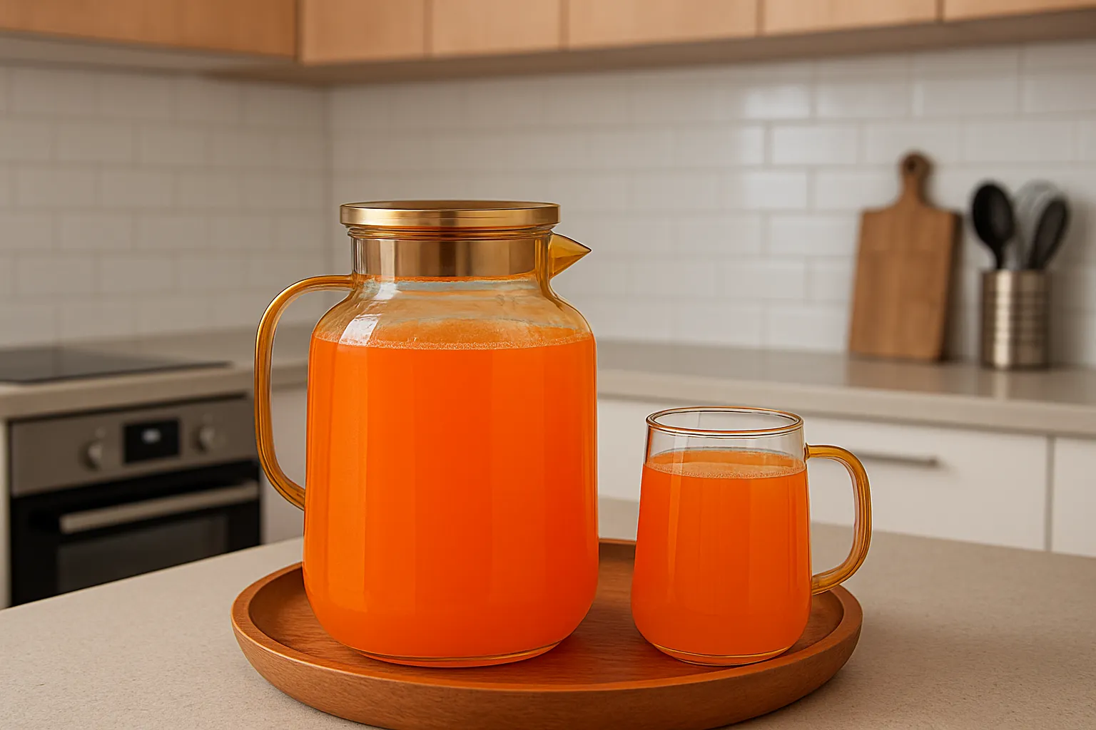 پارچ پیرکس گرد عسلی